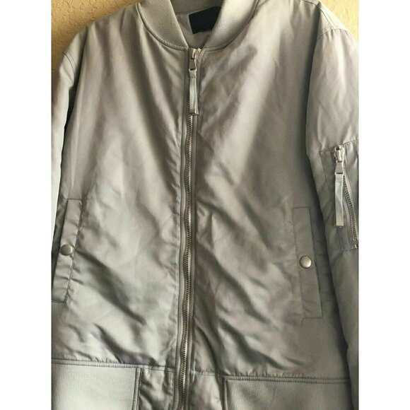 Diesel Black Gold Men Gray Jebok Bomber Jacket 50 - Picture 3 of 12